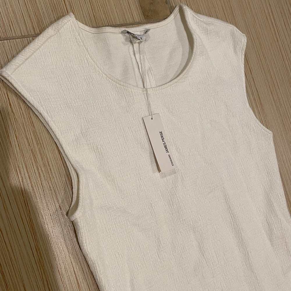 🆕 James Perse Long Dress White - Picture 2 of 6